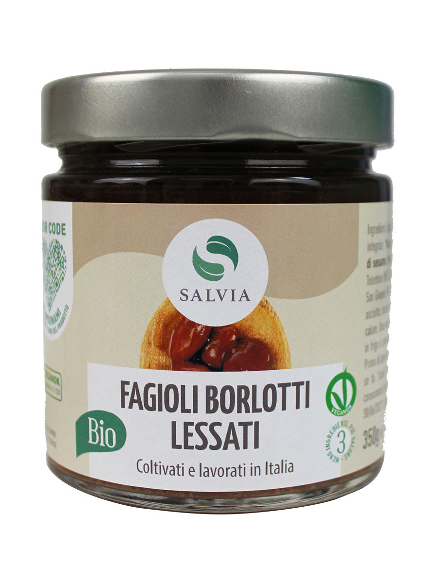 Fagioli borlotti lessati bio Salvia 200g