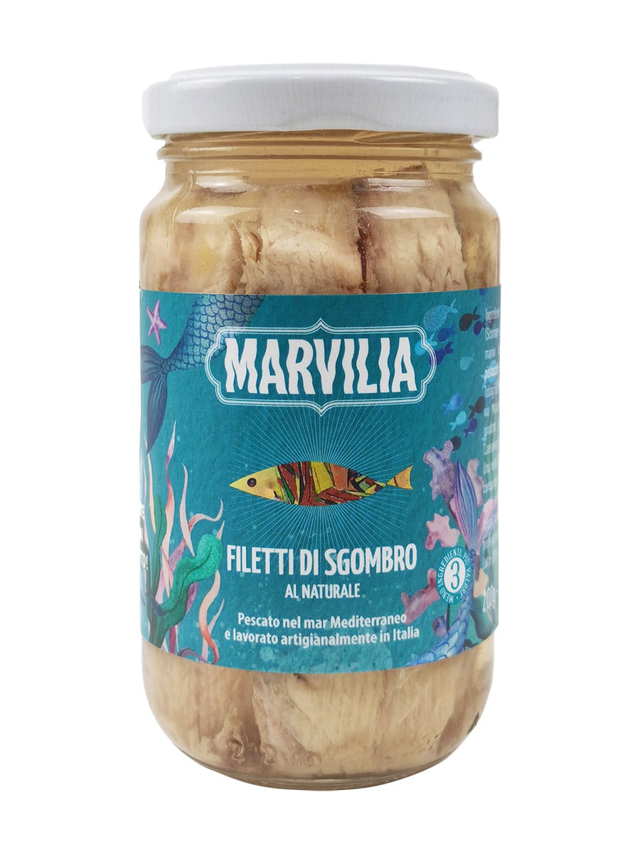 Filetti di sgombro al naturale 200g