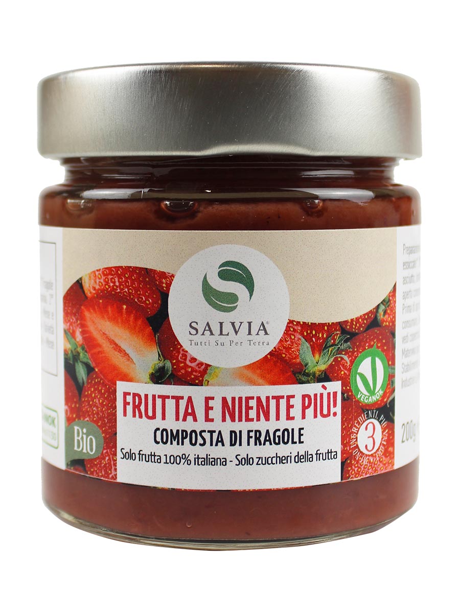 Composta di fragole bio Salvia 200g