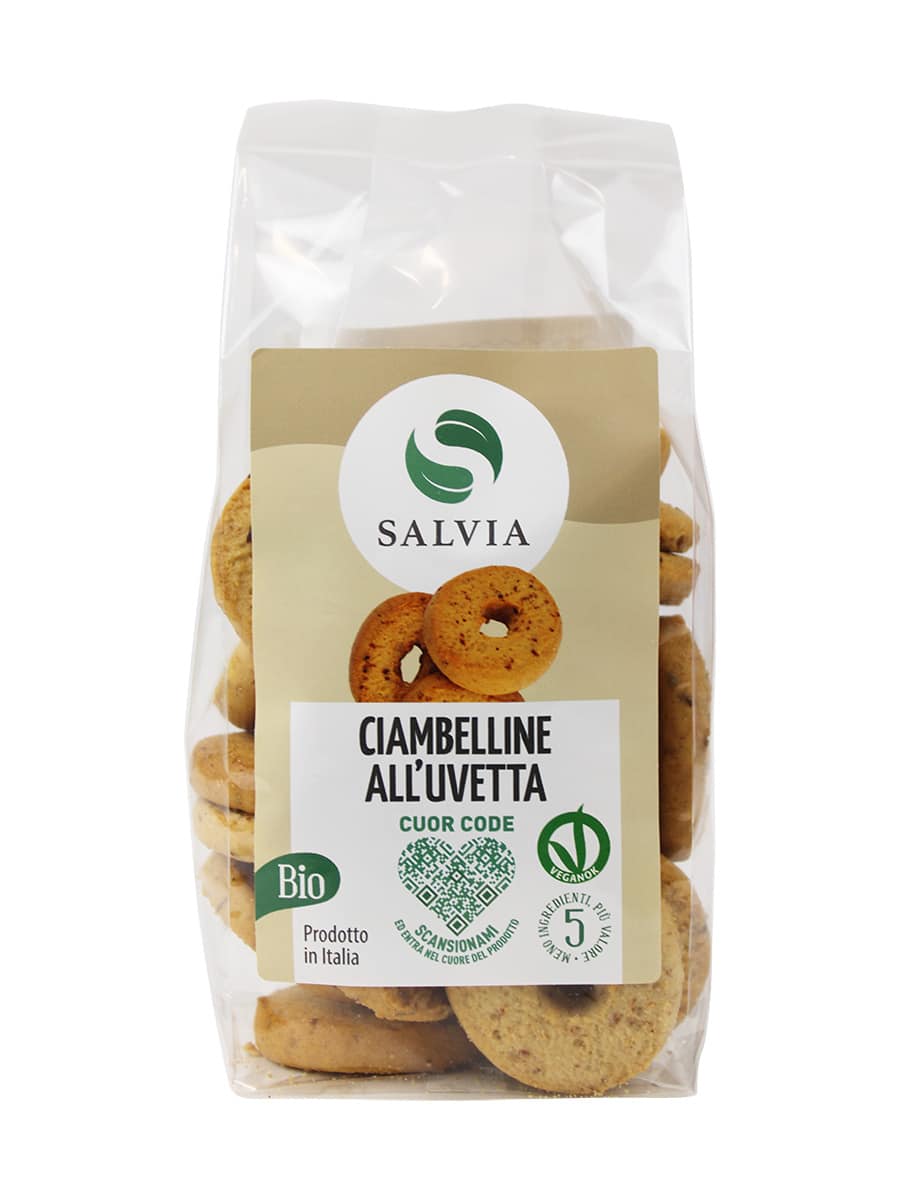 Ciambelline all'uvetta bio - 200g Salvia