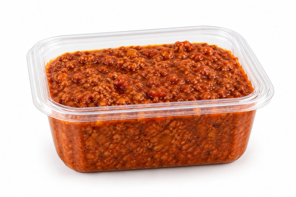 Ragù di carne mista (in vaschetta) - 1 porzione 150 gr (PRODOTTO IL GIORNO DI CONSEGNA)