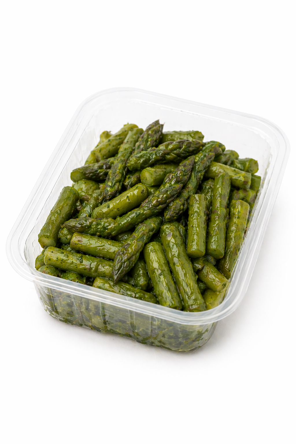 Asparagi cotti in vaschetta