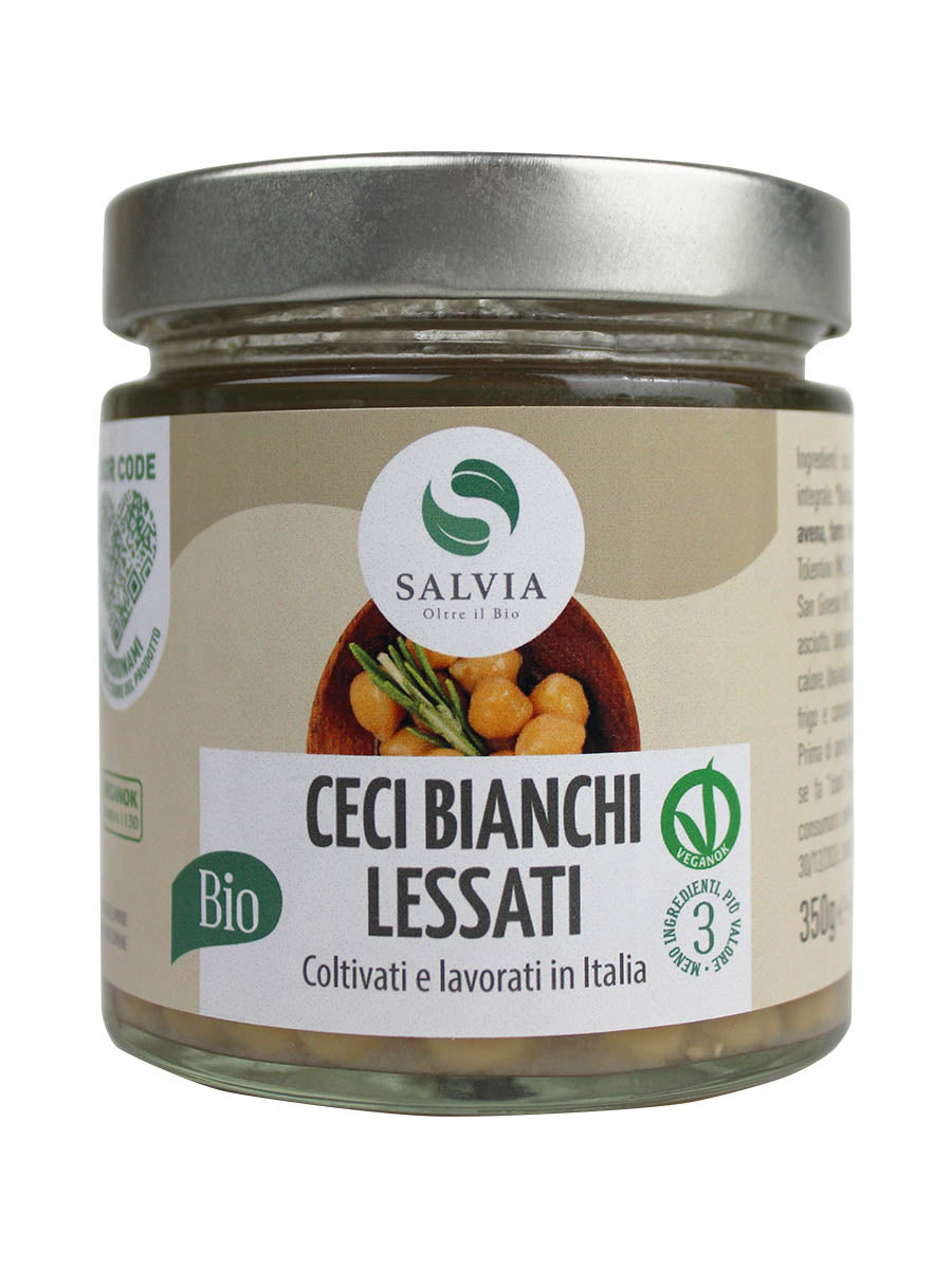 Ceci bianchi lessati bio Salvia 200g