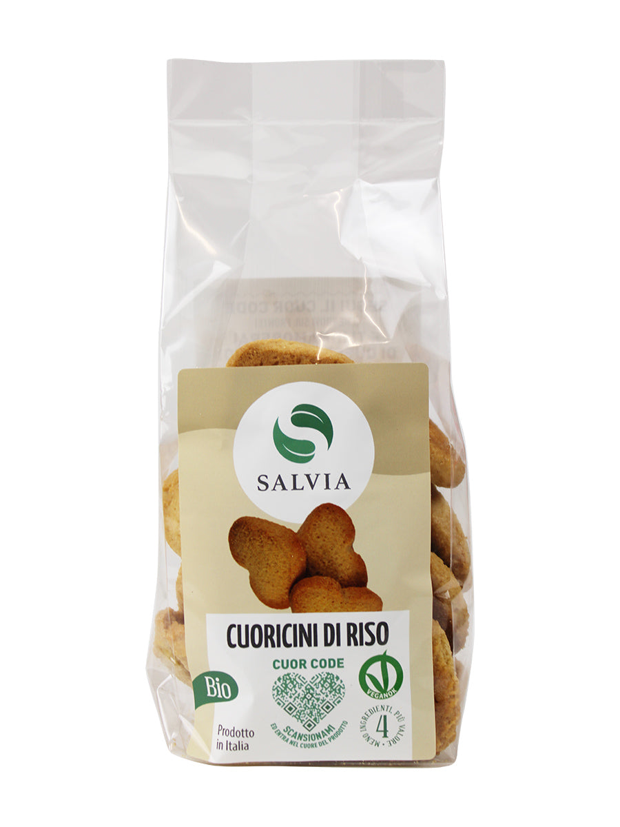 Cuoricini di riso Bio Salvia - 200g