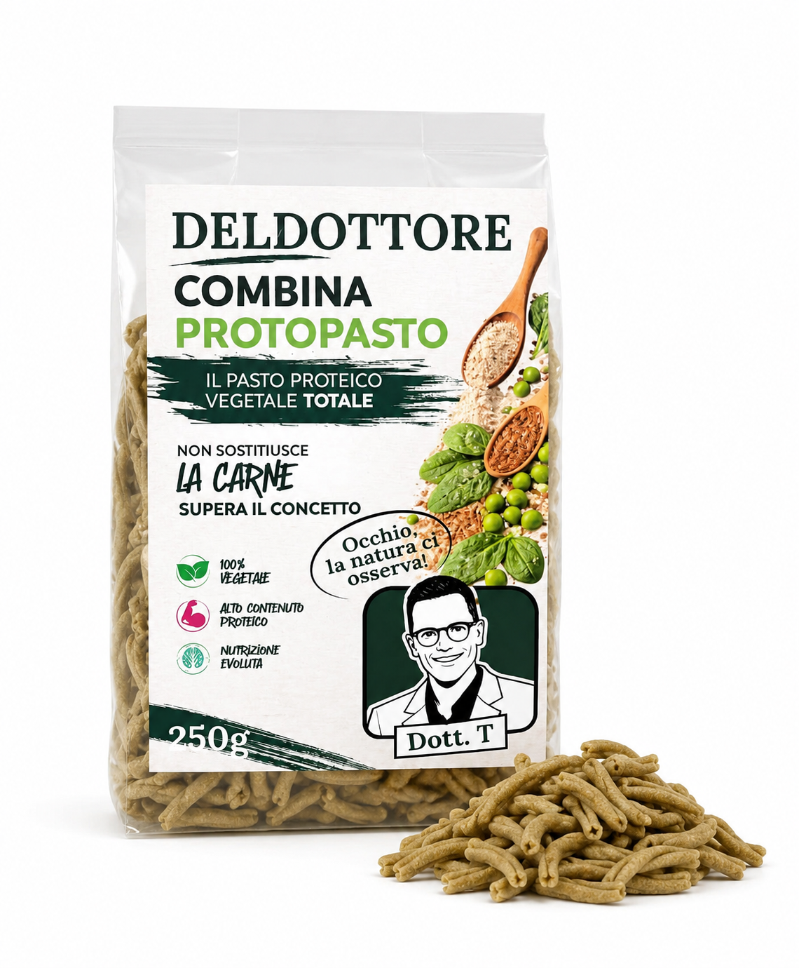 Combina Protopasto rustici ai piselli 250g
