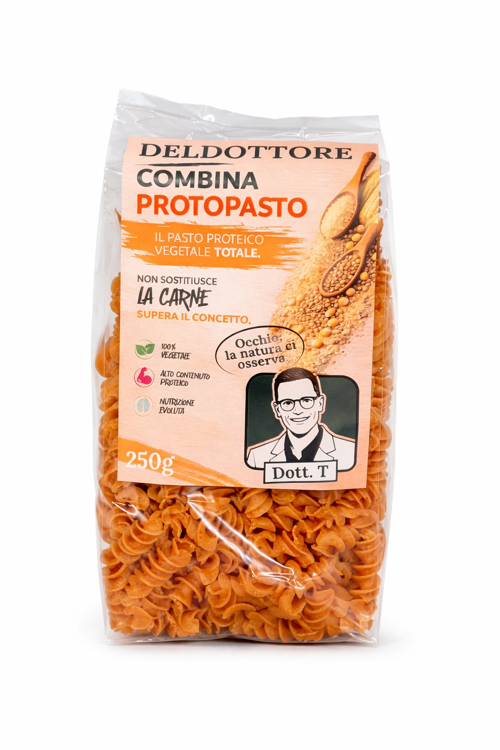Combina Protopasto Fusilli lenticchie rosse 250g