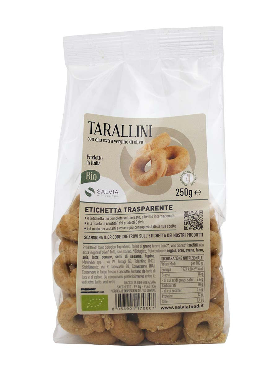 Tarallini Bio Salvia - 250g